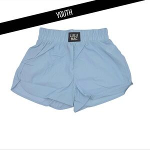 Lulu Mac Kids Light Blue Solid Shorts